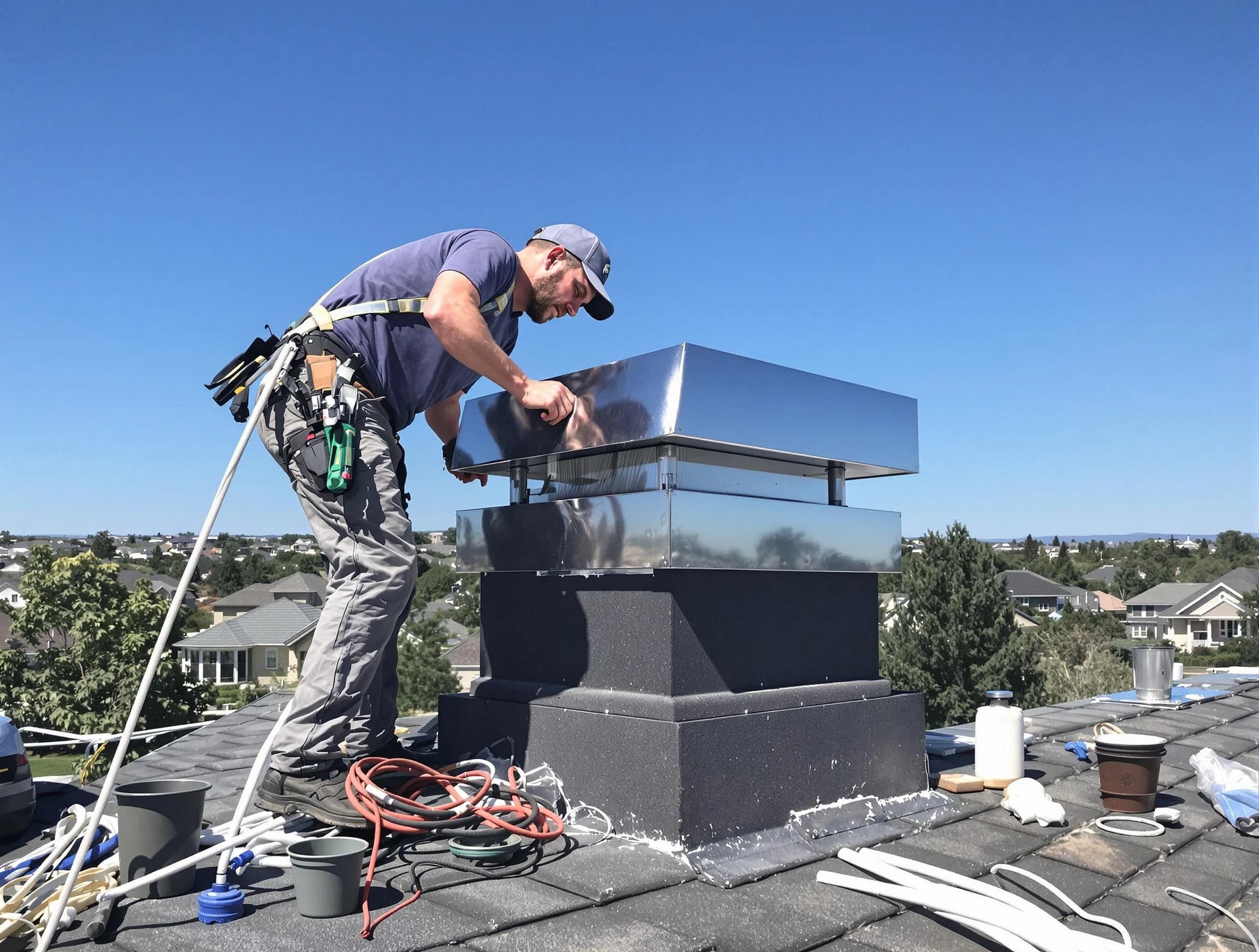 Chimney Cap Services service in Candler-McAfee, GA